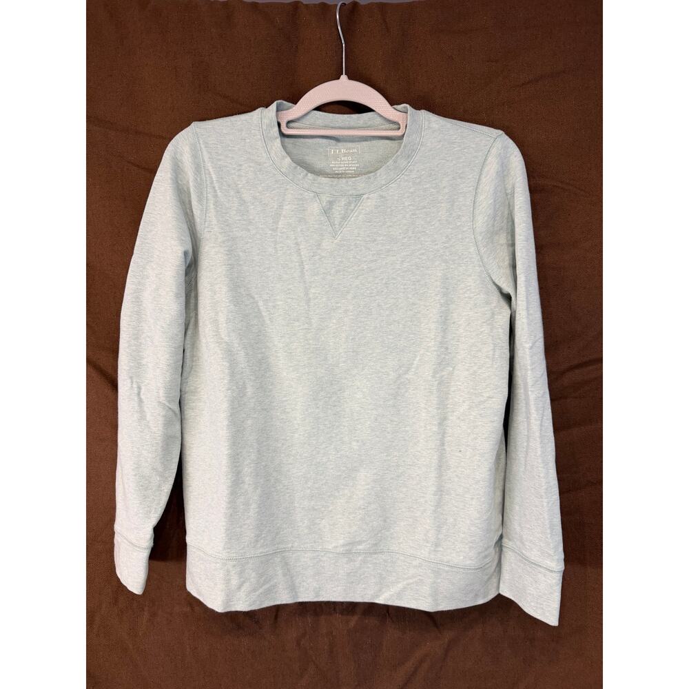 L.L Bean Mint Green Crew Neck Sweatshirt Womens S Reg Extremely soft!